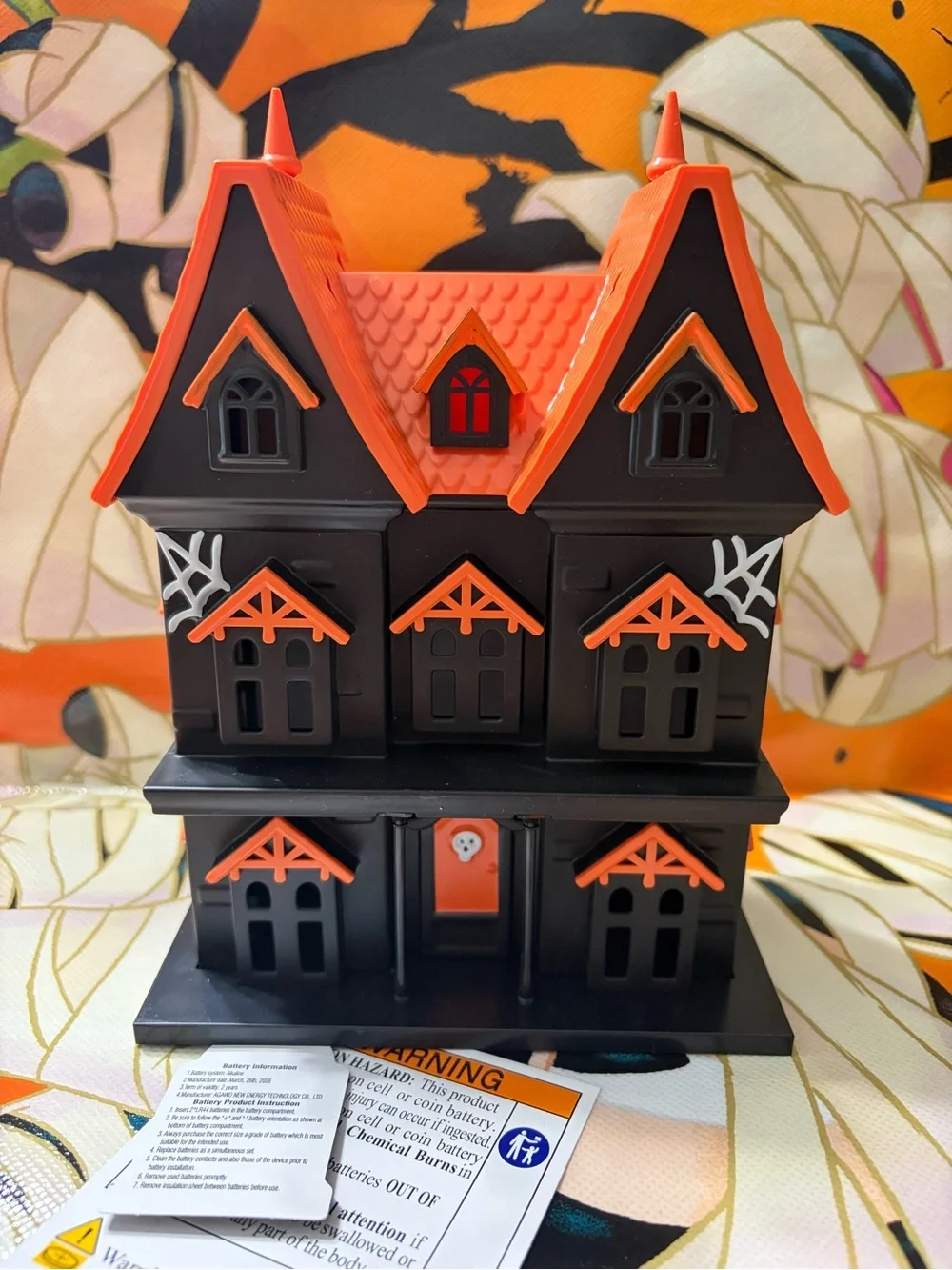 Halloween lighted Haunted House Decor